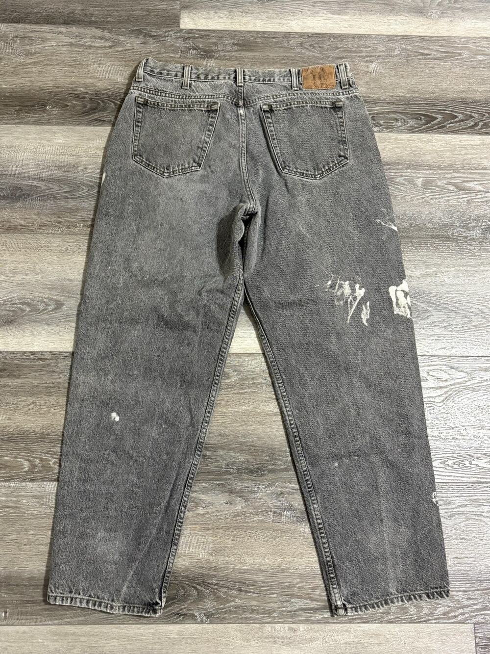 Vintage 90s Brittania Black Jeans Retro Y2K Skater Streetwear - Men’s 36x30